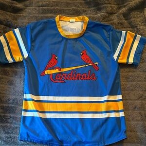 Cardinals Blue and Yellow Jersey